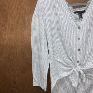 super cute buttoned sweater top